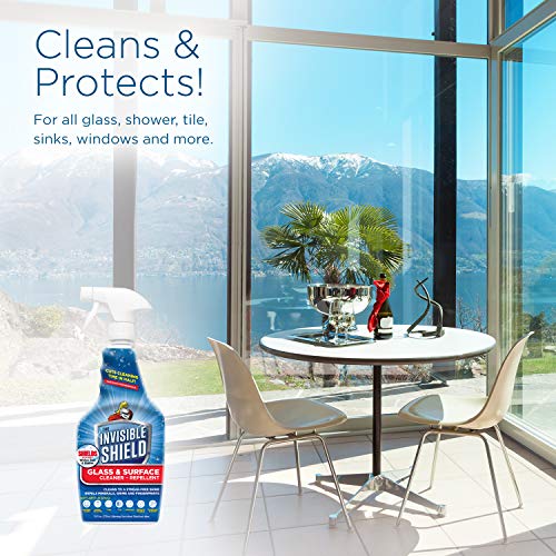 Invisible Shield Glass & Surface Cleaner And Repellent 32 Fl. Oz. Cleans And Protects Against Future Dirt On Multi Surfaces By Unelko- Clean-X (2) #TOP2