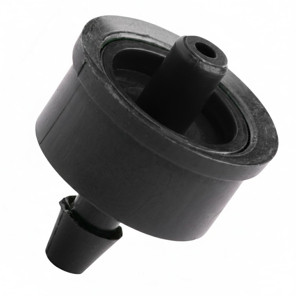 Suinga Confezione 1000 x GOTERO AUTOCOMPENSANTE 8 litri non rimovibile. Contagocce per irrigazione agricola e giardinaggio, nero