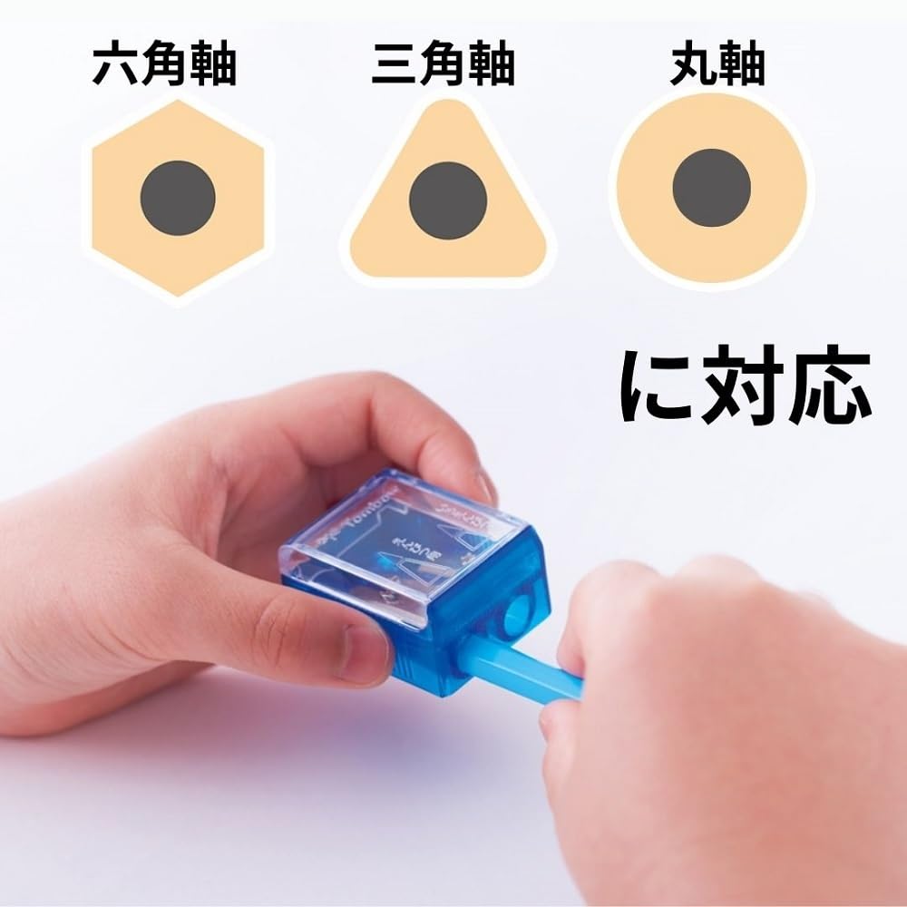 Amazon.co.jp: トンボ鉛筆 ミニ鉛筆削り ippo! Wシャープナー KSA-121A