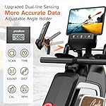Pooboo Magnetic Rowing Machine 360 LB Weight Capacity, folding rower with Combination Strength exercise, Tablet Holder and Comfortable Seat Cushion, Rower for Home Use - Image 3