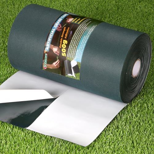 Valcora 12 Inch Artificial Grass Turf Seam Tape with 500g Adhesive for Synthetic Turf Installation...