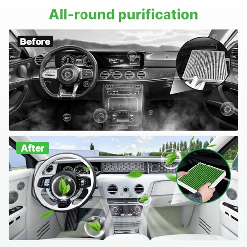Image of Engine+Cabin Air Filter Set Fit for 2013-2019 Ford Escape(1.5L 1.6L 2.0L)