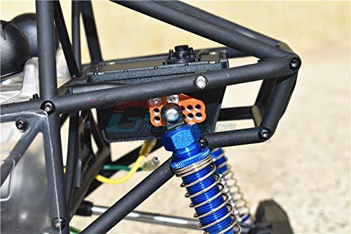 Axial Capra 1.9 Unlimited Trail Buggy Upgrade Parts Aluminum Front & Rear Shock Mount - 28Pc Set Blue