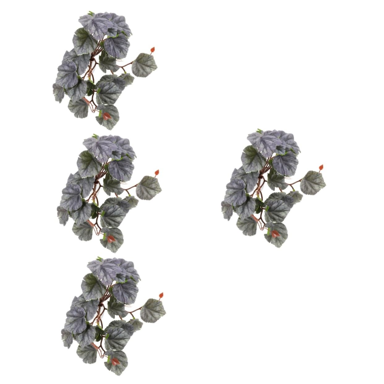 DOITOOL Lot De 4 Pendentifs Artificiels Réalistes pour Terrarium De Reptiles Supports De Plantes Autoportants pour Reptiles Accessoires pour Aquariums De Lézards