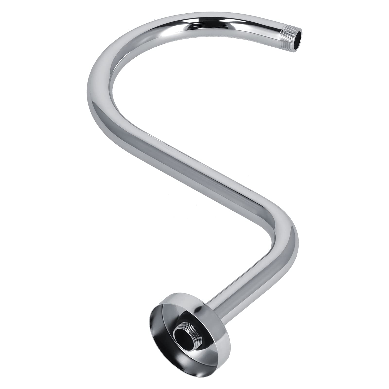 Braccio doccia per bagno, braccio doccia a collo di cigno, braccio doccia a forma di S, per accessorio da bagno(233 Placcatura)