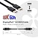 Club3D CAC-2068 VESA Certified DisplayPort to DisplayPort 1.4/Hbr3 M/M Cable DP 1.4 8K 60Hz 2m - 6,56ft