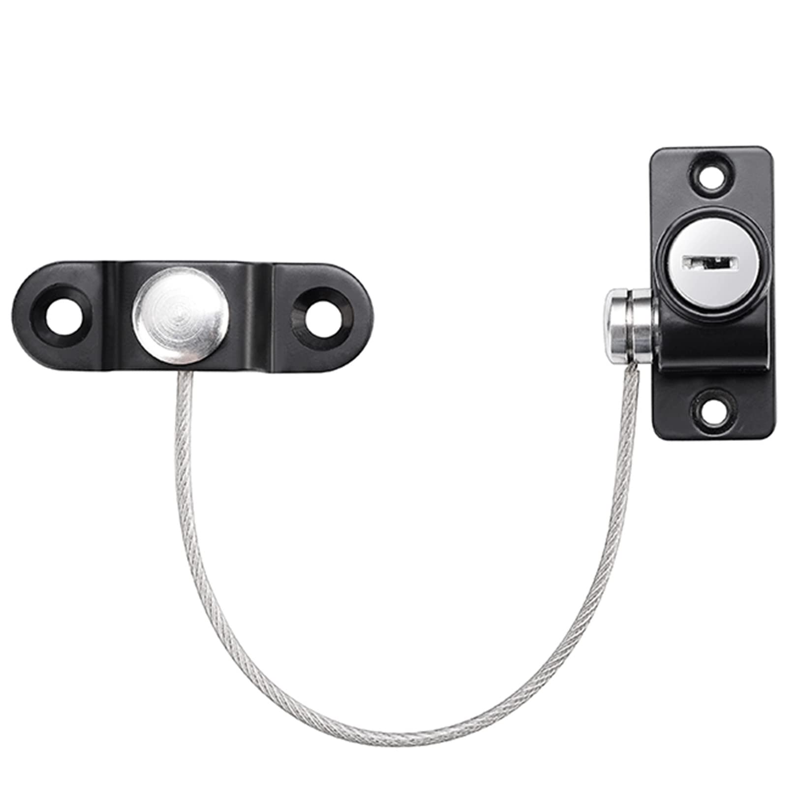Cerradura de Hebilla de Ventana Limitador de Ventana abatible Cerradura de Puerta corrediza Protección de aleación de Aluminio Cerradura de Seguridad antirrobo para Puertas y Venta