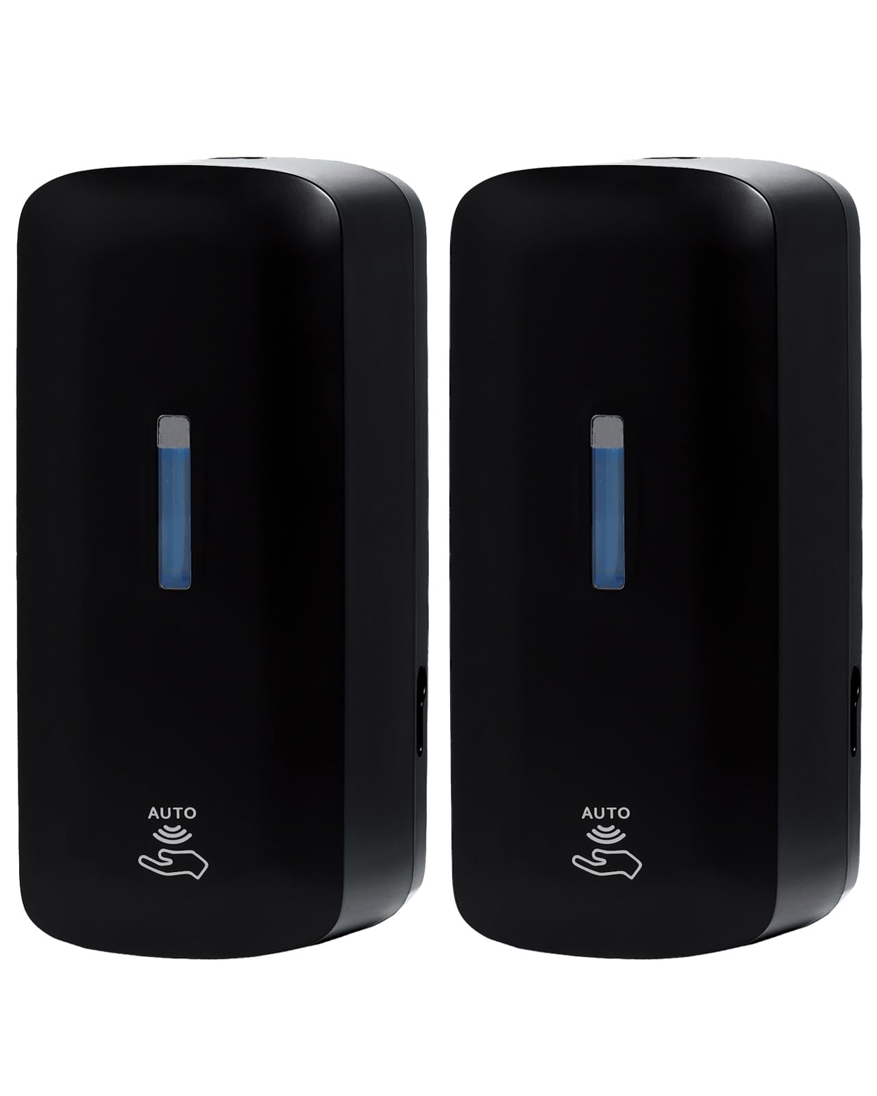 Photo 1 of EnBath Automatic Soap Dispenser (2-Pack) - 40 oz. Capacity, Black