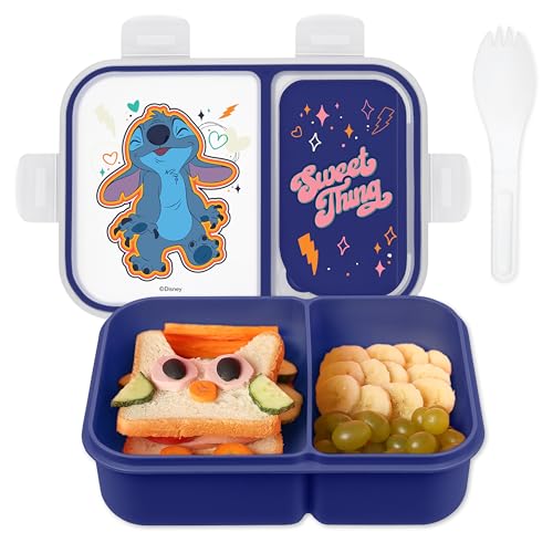 Disney Stitch Bento Box Lancheira infantil – Lancheira Bento à pr...