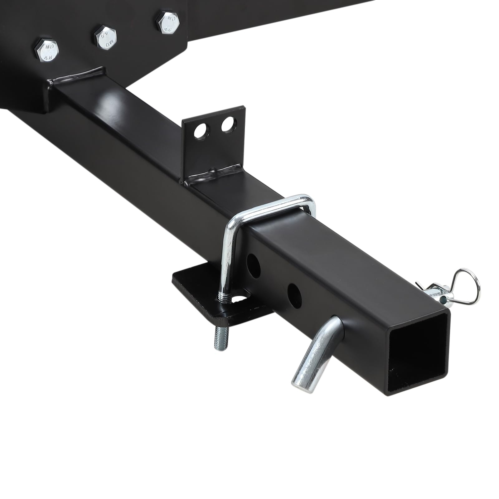 GarveeTech Porte-Bagages Moto 270kg, Rampe + Anti-Bascule, Uniquement pour Attelage Carré Américain 5cm (Standard US, Non Sphérique), pour Moto