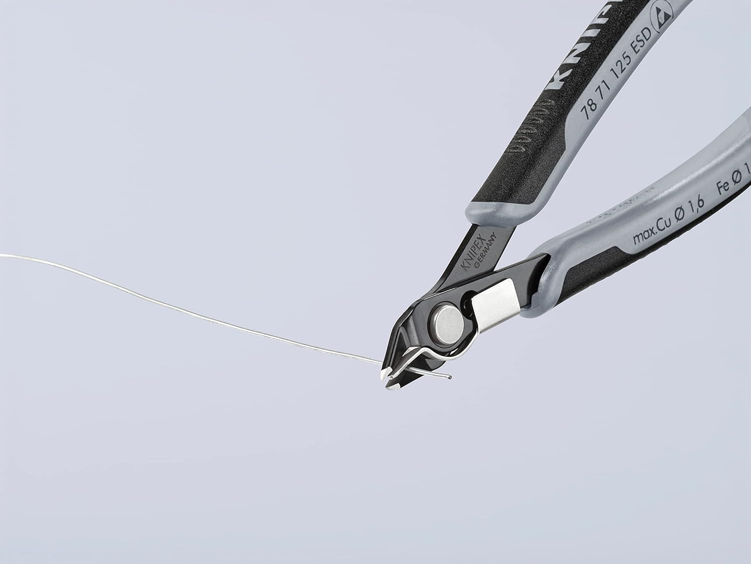 KNIPEX Elektronski Super Knips ESDmit Mehrkomponenten-Hüllen 125 mm, 78 71 125 ESD