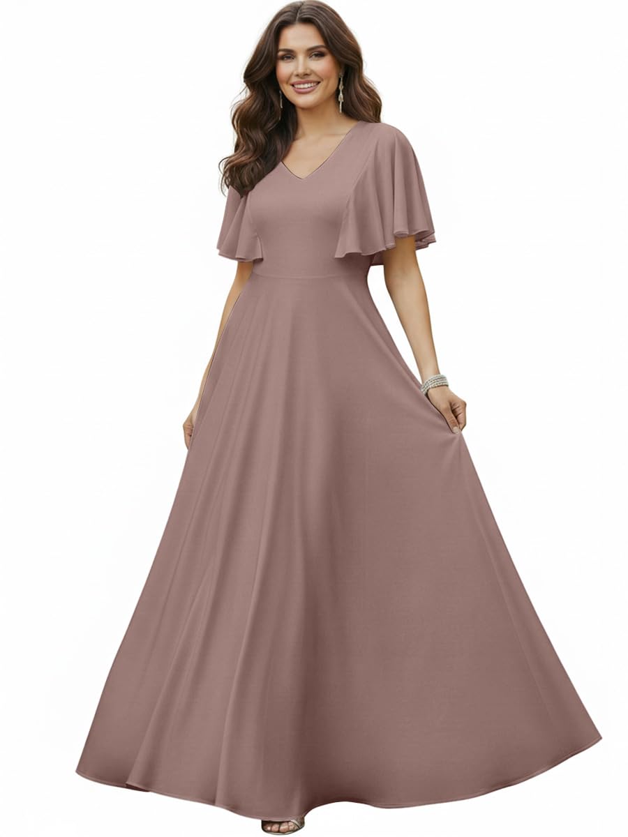 KOH KOH Womens 2026 Long Elegant Bridesmaid Evening Cocktail Modest Maxi Dress