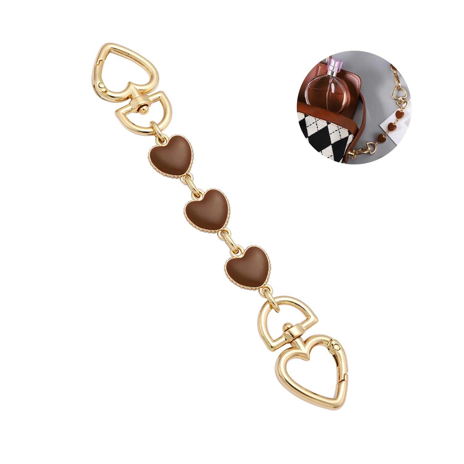 Anbys 1Pcs Bag Extender Chain Purse Strap Extenders for