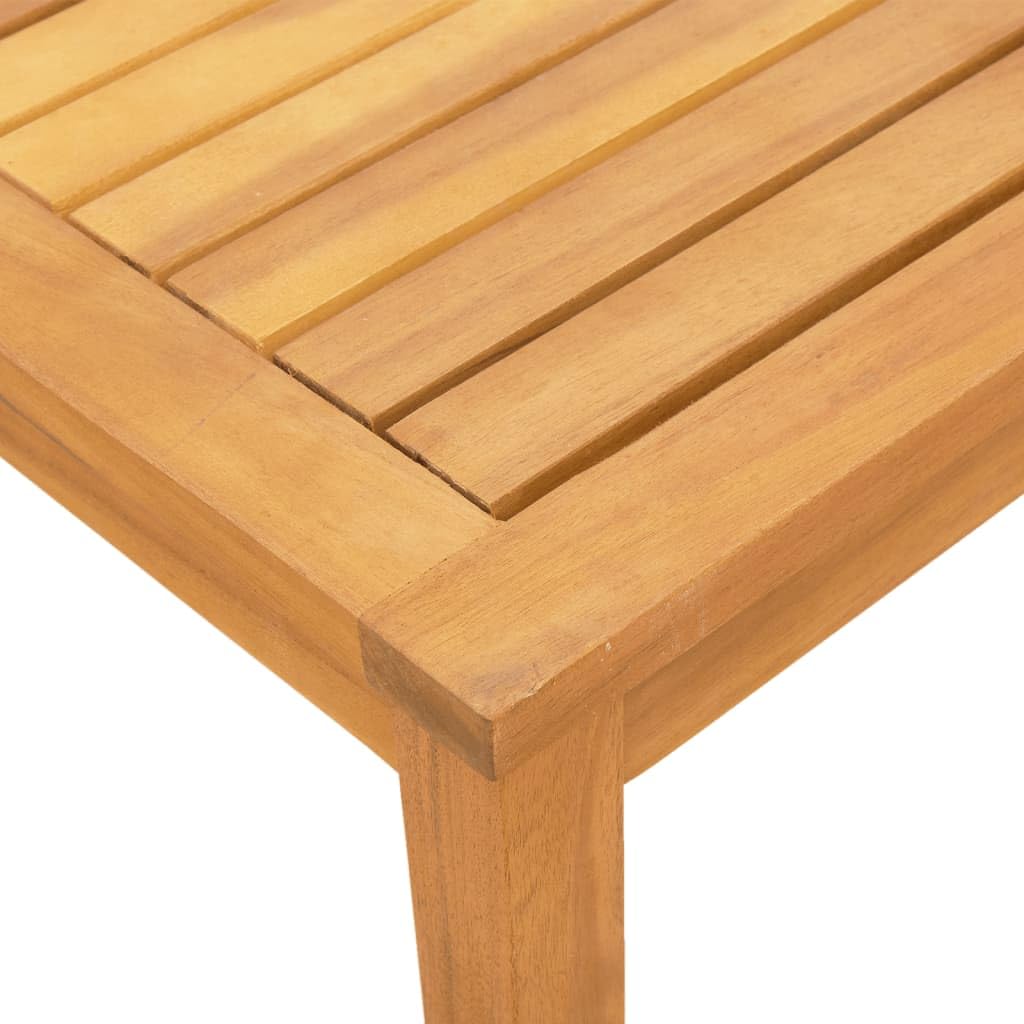 Conjunto de 2 tumbonas genéricas con mesa auxiliar de madera acacia | Respaldo de 5 posiciones ajustables, tejido textil resistente, carga máxima 110 kg, para piscina, jardín, terraza