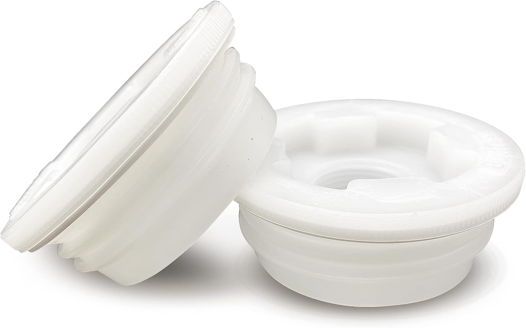 Bung Cap 2" with 3/4" Knock Out, Buttress (Coarse Thread) with Gasket for Poly Drum, (2 Pack)