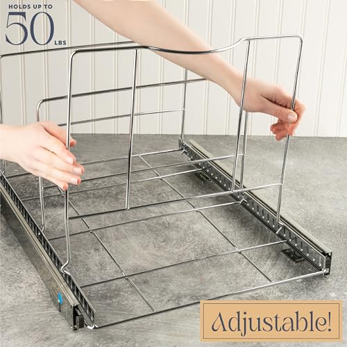 Contenedor doble para basura extraíble bajo mueble 14 gal miniatura 5