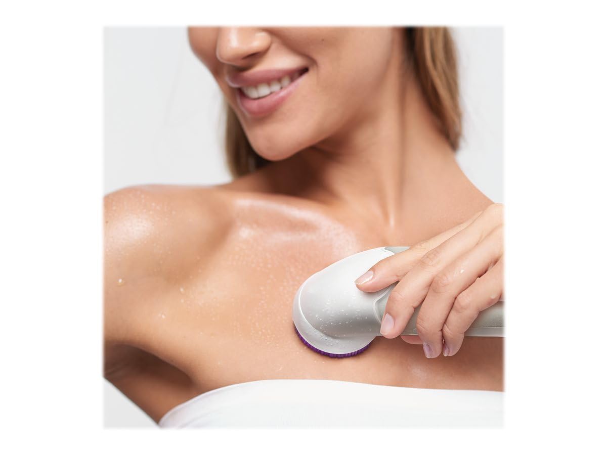 Braun Silk-épil Beauty-Set 9 Deluxe 7-in-1 Epilierer Damen / Haarentferner, Facespa Gesichtshaarentferner, Rasierer, Peeling, Reinigungskit für Gesicht und Körper, 9-985, weiß/rosa