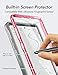YOUMAKER Kickstand Designed for Samsung Galaxy Note 10 Plus Case with Built-in Screen Protector Full Body Protective Heavy Duty Shockproof Cover for Galaxy Note 10 Plus 5G 6.8 Inch - Pink/Gray