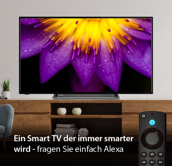 Toshiba 65UF3D63DA 65 Zoll Fernseher/Fire TV (4K Ultra HD, HDR Dolby Vision, Smart TV, Triple-Tuner, Alexa Built-In, Bluetooth, Sound by Onkyo), Schwarz – Bild 6