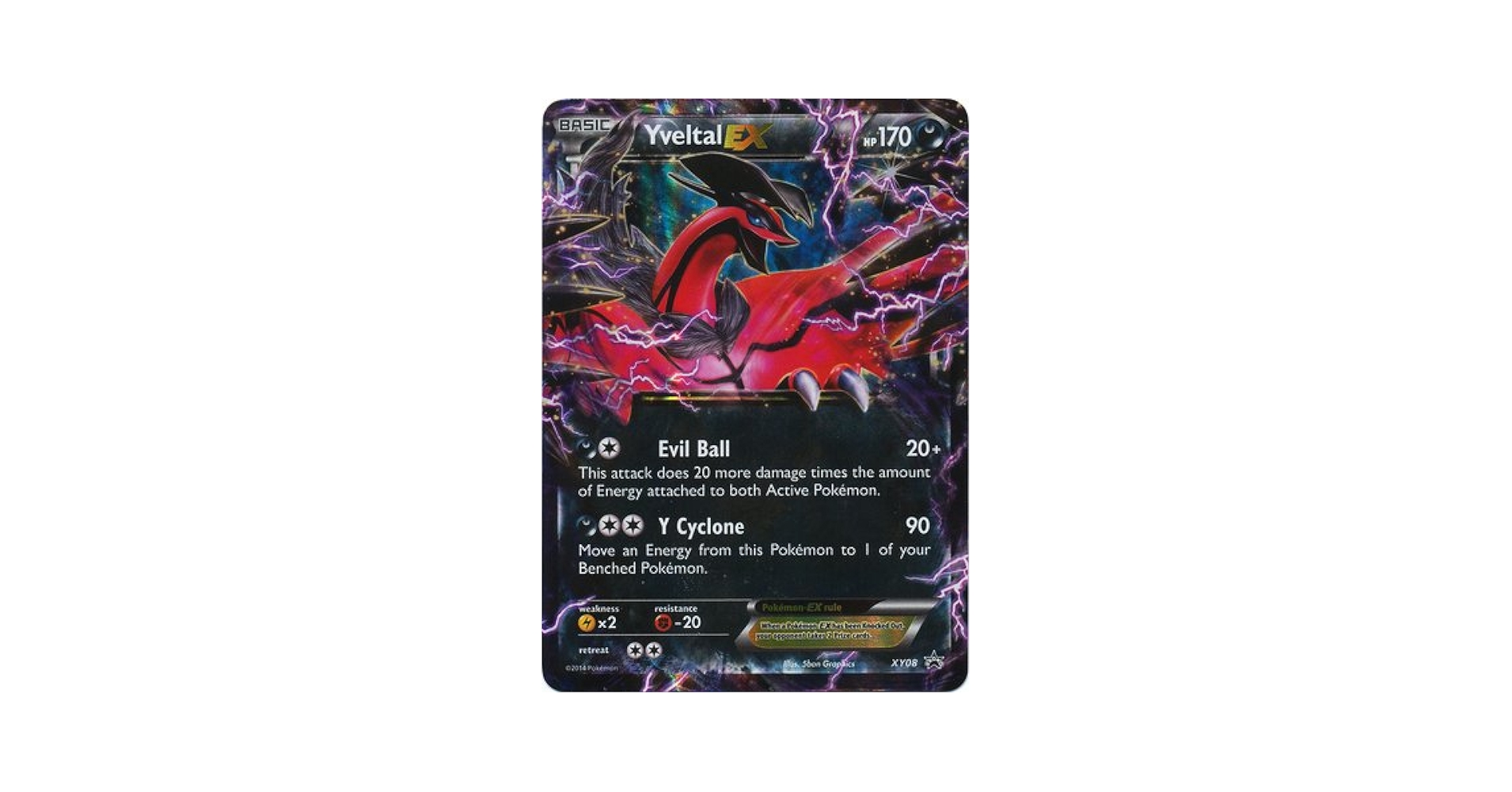 Amazon.com: Pokemon - Yveltal (XY08) - XY Black Star Promos