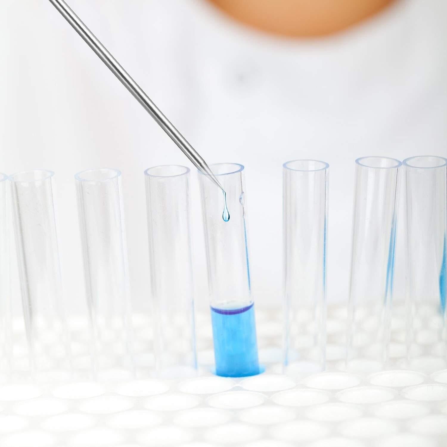 Set de 22 Espátulas de Laboratorio y Microcucharas de Acero Inoxidable, Espátulas para Mezclar Polvos y Cápsulas de Gel