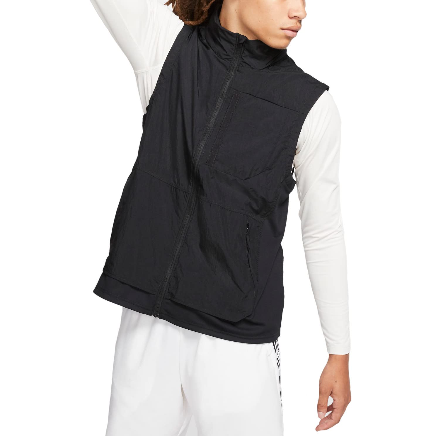 NikeMen's Hooded Training Vest, Black, M