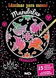  Láminas para rascar Mandalas - Princesas