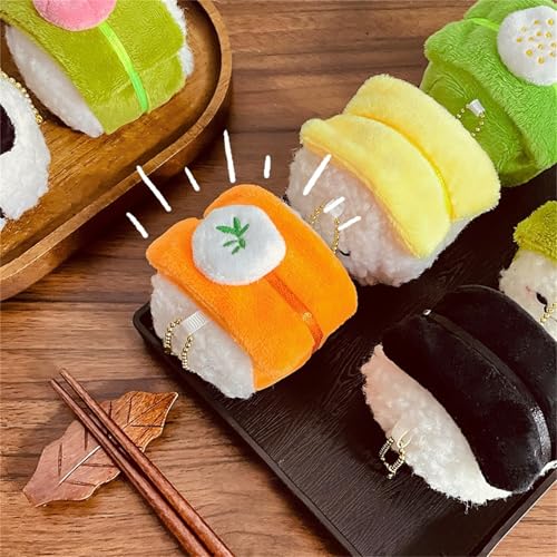 Générique Sushi en peluche pendentif à main porte-clés taille de poche sacs charme idéal pour les de la culture japonaise et les cadeaux accessoire de à – vue 8