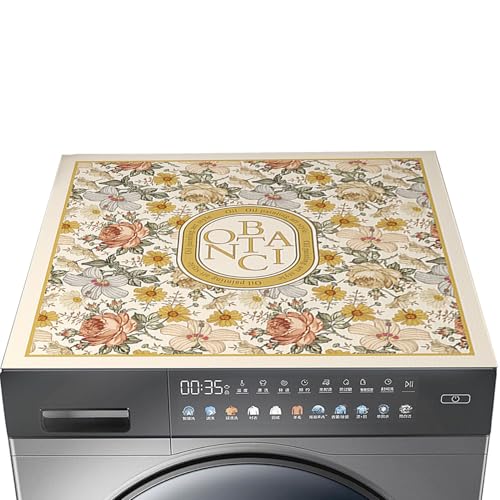 Protecteur Pour Lave-Linge Et Seche-Linge | Tapis Anti-Poussiere A Sechage Rapide | Protecteur Anti-Derapant 58x58cm Impermeable Pour Cuisine Buanderie Maison Dortoir...