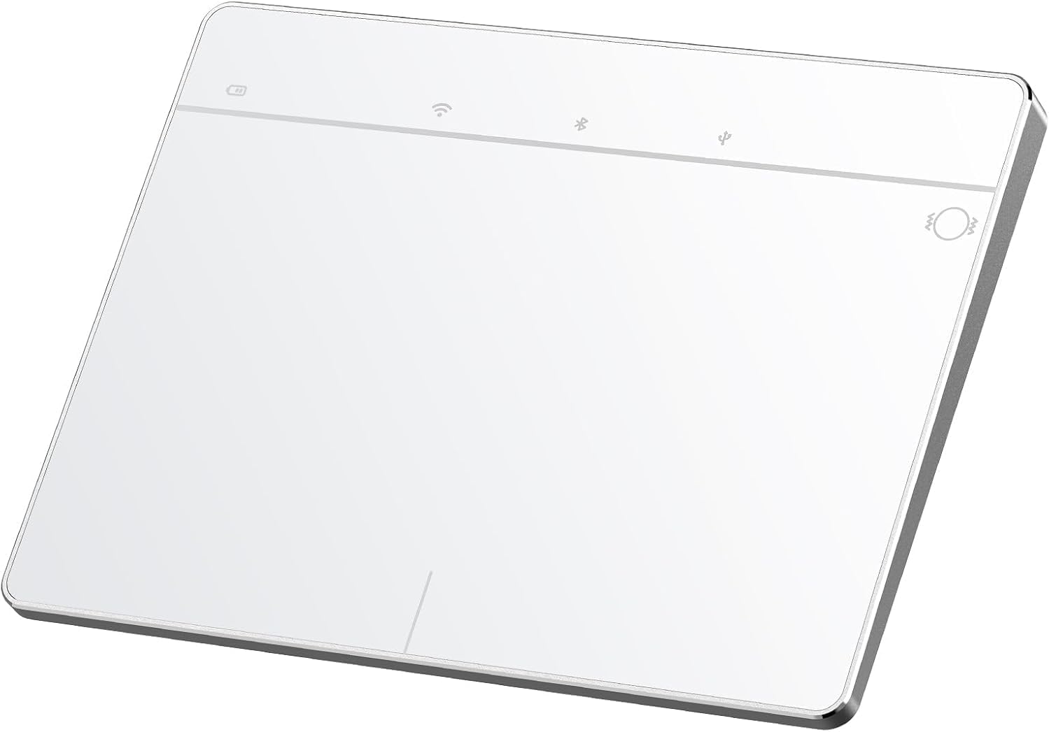 Touchpad wireless con superficie multi-touch per Macbook/Windows/Ipad Desktop/Laptop/Notebook PC (MG3 bianco)