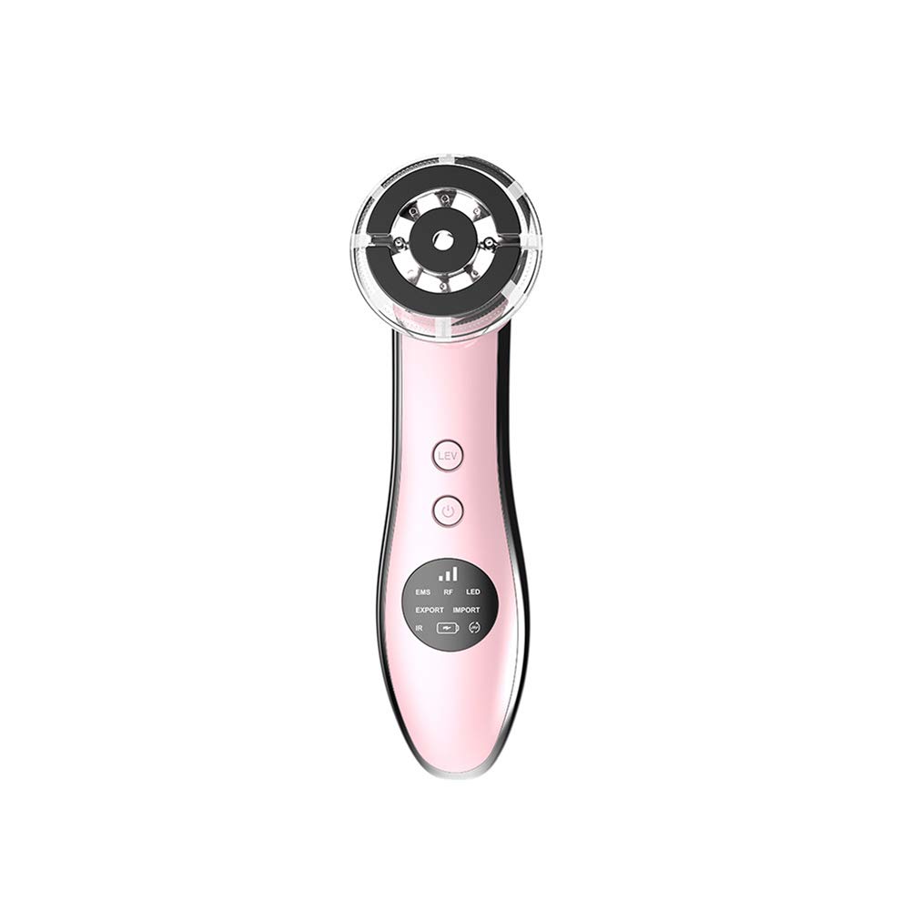 LFMXLD New RF RF Beauty Instrument Vibration Cleanser Ion Import Instrument Beauty Rejuvenation Device EMS Beauty Instrument