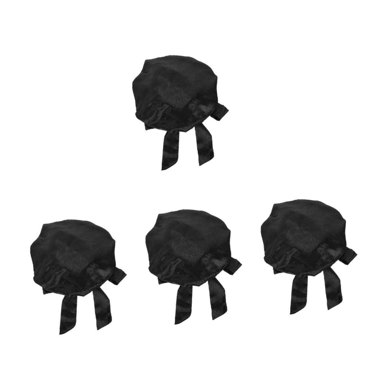 DOITOOL 4stücke Bowknot Satin Duschhaube Für Locken Wiederverwendbare Elastische Badekappe Mit Breitem Band Für Schlaf Dusche Und Haarpflege Für Damen Und Reisen
