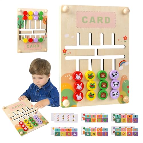Puzzle coulissant en bois anti-ennui pour occuper les enfants sans écran