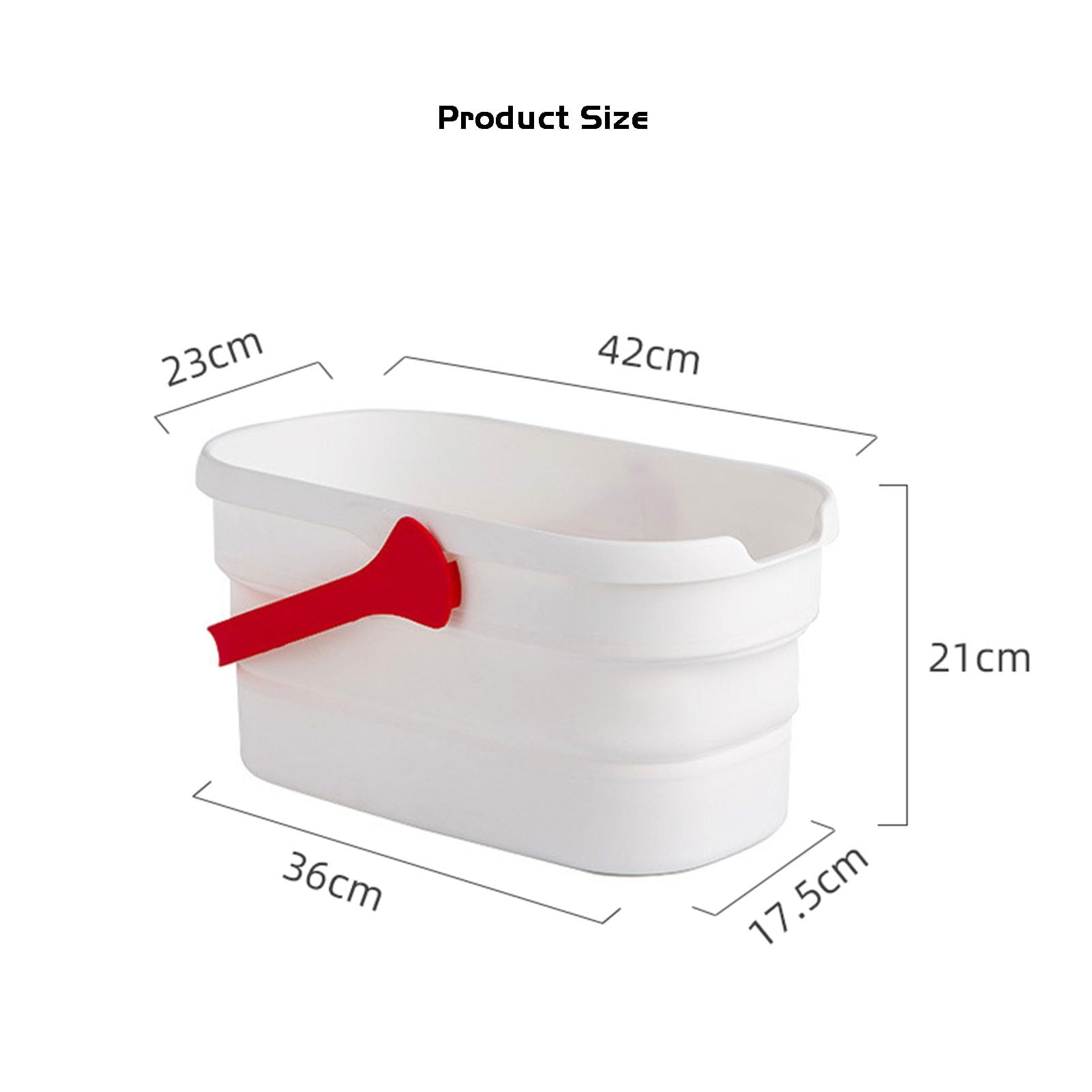 Secchio Pieghevole Con Ruote 12 Litri, Plastica, Per Pulizie Domestiche, Campeggio E Camper, Grigio
