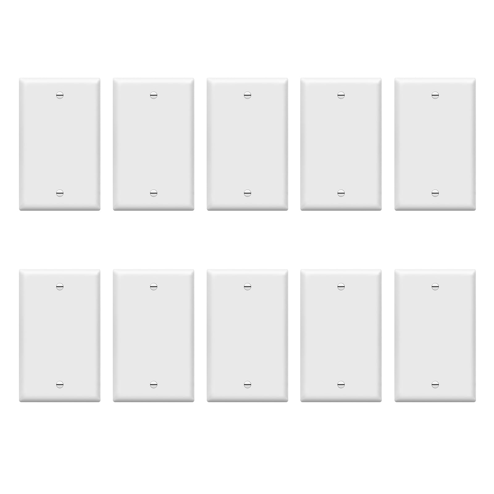 Kaeltsyn Modern Cover For Outlets With Heat Tolerant Abs Construction Break Resistant Wall Plate