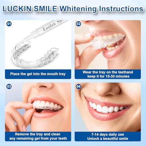 Image of 22% Teeth Whitening Gel Refills, Carbamide Peroxide Gel for Teeth Whitening | No Sensitivity Teeth Whiteners, 10-Pack 3ML Sensitive Teeth Whitening Gel for Trays, 60 Whitening Treatments