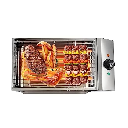 1800W Countertop Electric BBQ Grill Commercial and Home Use Stainless Steel Barbecue Griddle Smokeless Portable Cooking Oven for Indoor Outdoor Picnic 122° F-572°F for Party Home Camping Cooking