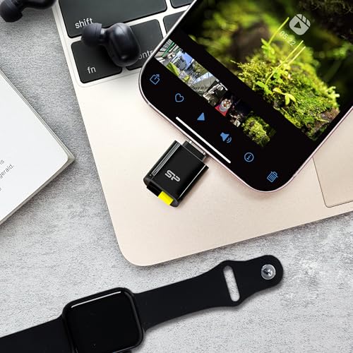 Image of Silicon Power USB Type-C MicroSD Card Reader C200 SPU3CTMREDC2000K