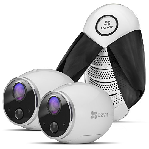 EZVIZ Mini Trooper Wireless Weatherproof Night Vision 2 Camera Security System