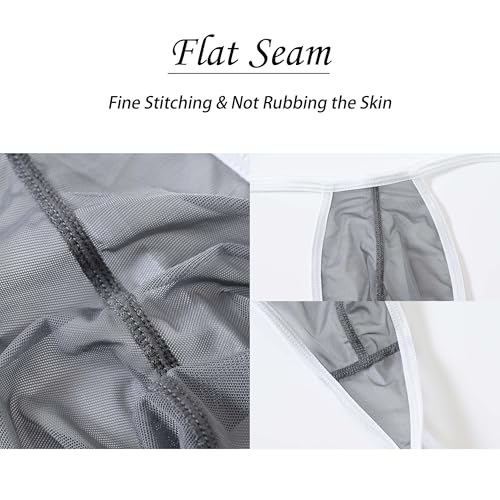 Mens Sexy Sheer G-String Thong Underwear Male See Through Mesh T-Back Thong4