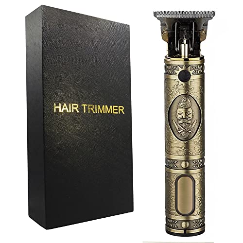 Máquina Afeitar Buda Gold Hombre Recargable USB | Trimmer Hair Gold Barba | Maquinilla Afeitar Eléctrica Profesional | Cortapelo Trimmer Barba | Afeitadora Hair Clipper | Maquina Afeitar Pelo, Barba Cover