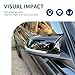 XPHAZZ Side Mirror Cover Compatible with 3-Series F30 F31 F34 / 4-Series F32 F33 F36 / 2-Series F22 F23 / 1 Series F20 X1 E84 M2 F87 (Gloss Black, F22 F30 F32 F36)