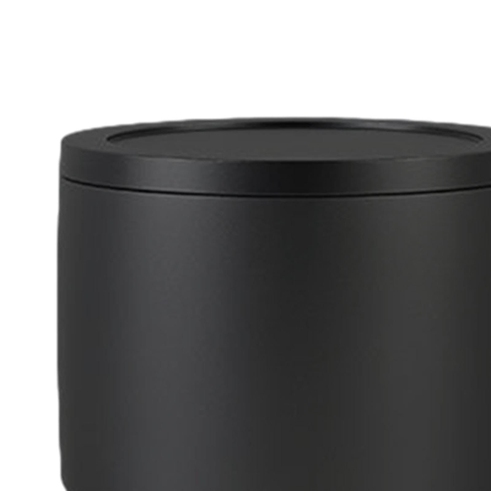 2 Pièces Cup Accessoires Machine Expresso Tasse Doseuse Porte-Filtre Aluminium Réutilisable Étanche Couvercle Amovible Convient Café Maison Cad, Noir