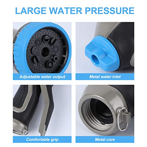 Hemoton Bocal de Mangueira de Jardim Bicos de Rega Pulverizador de Mangueira de Jardim Bicos de Spra