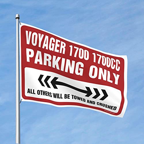Bandera de estacionamiento Voyager 1700 Cc con acabados de alta densidad textil