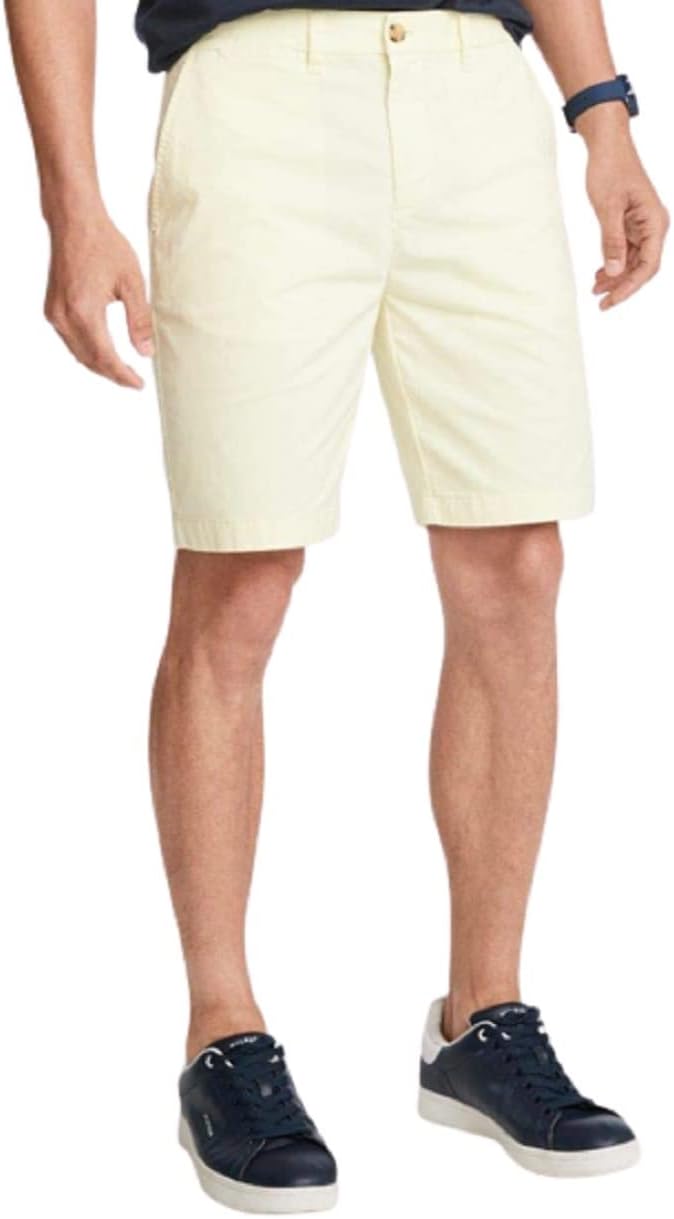 Tommy Hilfiger Mens Casual Stretch 9 Inch Inseam Chino Shorts