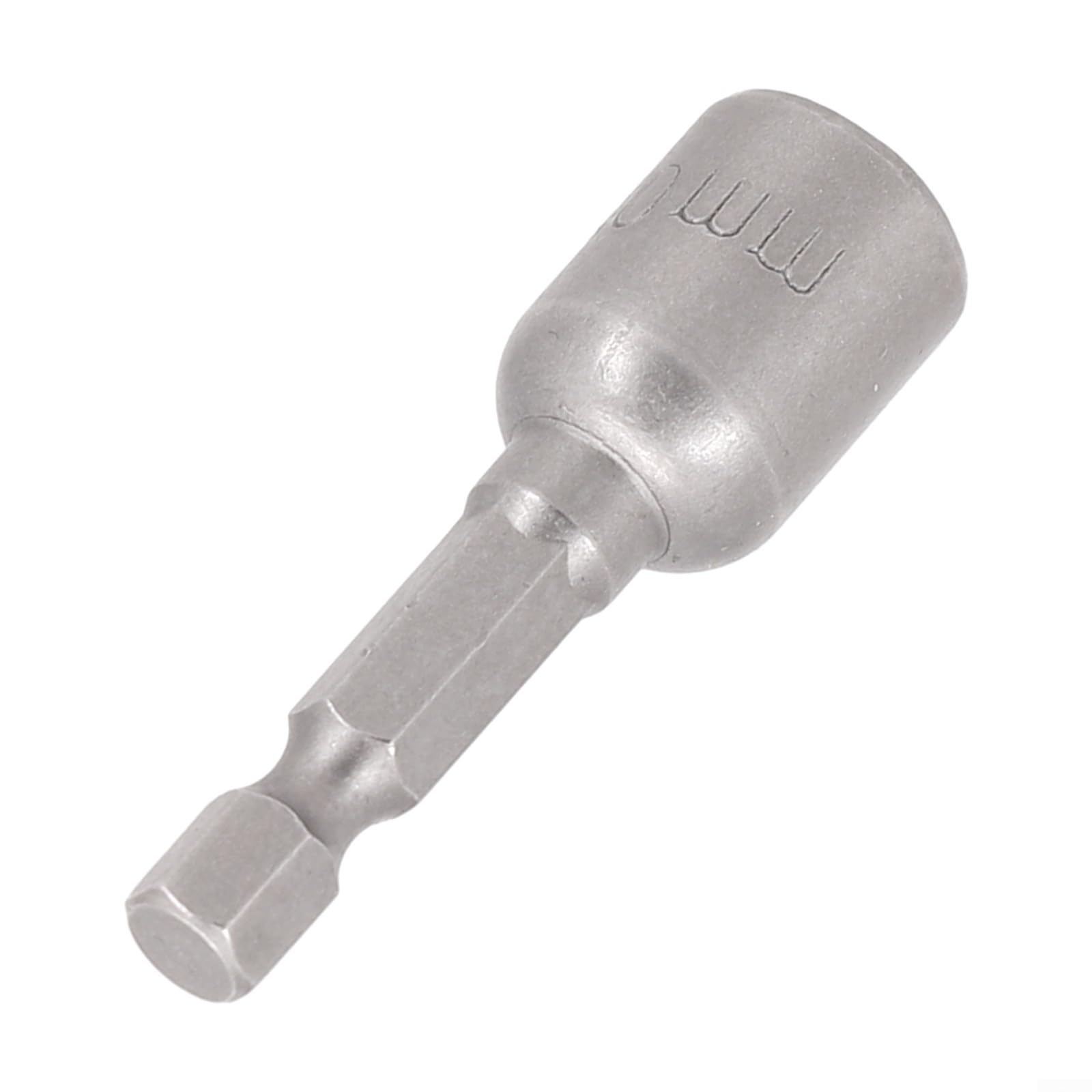 Set di chiavi a bussola magnetiche con gambo esagonale da 1/4", accessorio per trapano elettrico senza fili, attacco a lunga portata (10 mm)