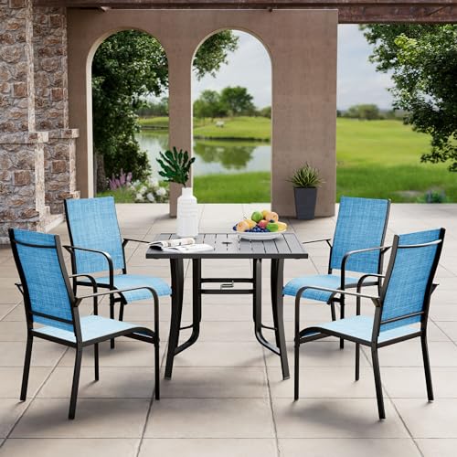high top patio table with umbrella Treasure Garden  11 ft Octagonal Outdoor (High-Perform Simple assembly is required Double Top Patio Umbrella -
