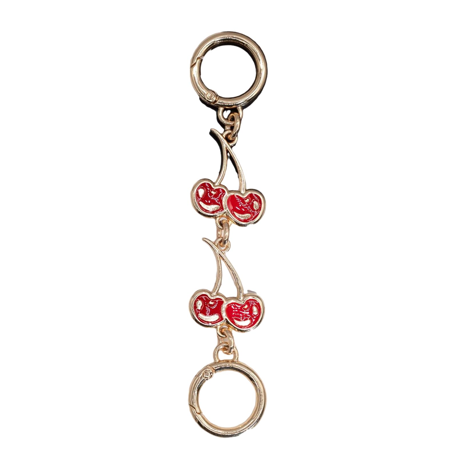 oringnat Cherries Purse Chain Extender Extension Chain Adjustable Strap for Women Fashionable Bag Accessory with Alloy