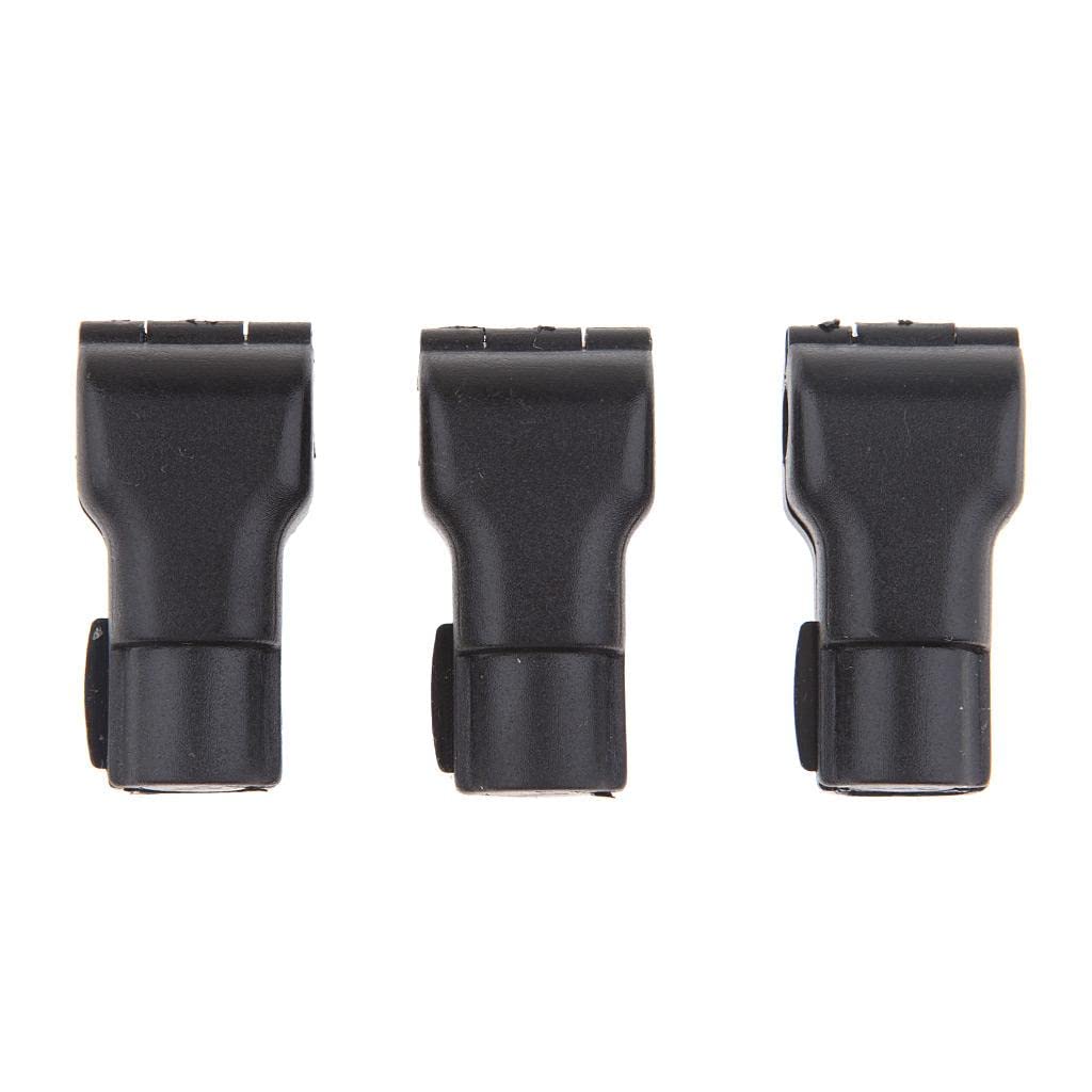 100 Pezzi Blocco di Fermo Antifurto Lucchetto per Gancio Serratura per Espositori di Chiusura Efficace Adatto per Pannelli E, Nero, 5 mm